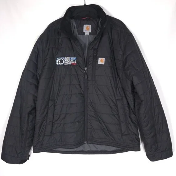 Carhartt Rain Defender Jacket LARGE Knoxville Nationals‎ Embroidered 102208